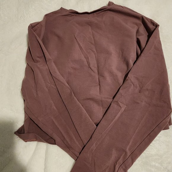 PBNS Oversized Long Sleeve Crop - Echo - Picture 4 of 4